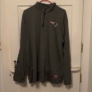 Patriots quarter zip pullover